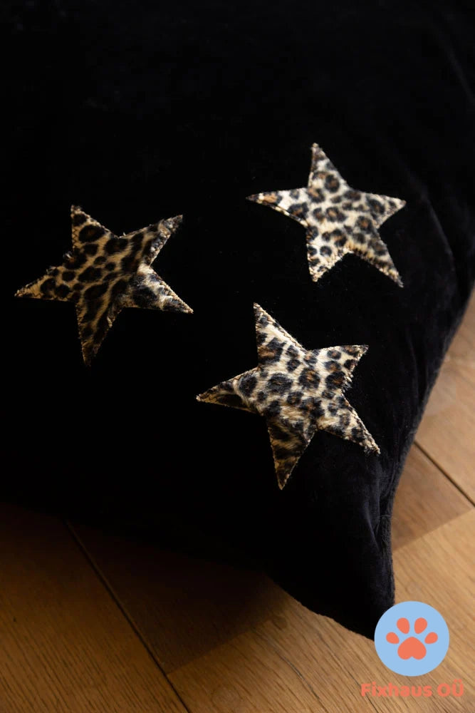 Leopard Stars Dog Bed - Available in 3 Sizes